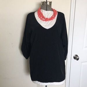 Old Navy Women’s Black Silky Tunic, Size XL